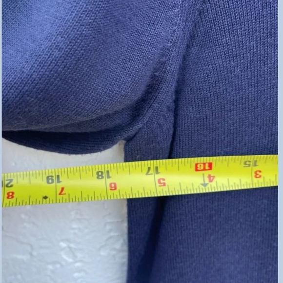 Banana Republic Womens Statement Knitted Sweater Blue Sz Medium - Picture 4 of 9